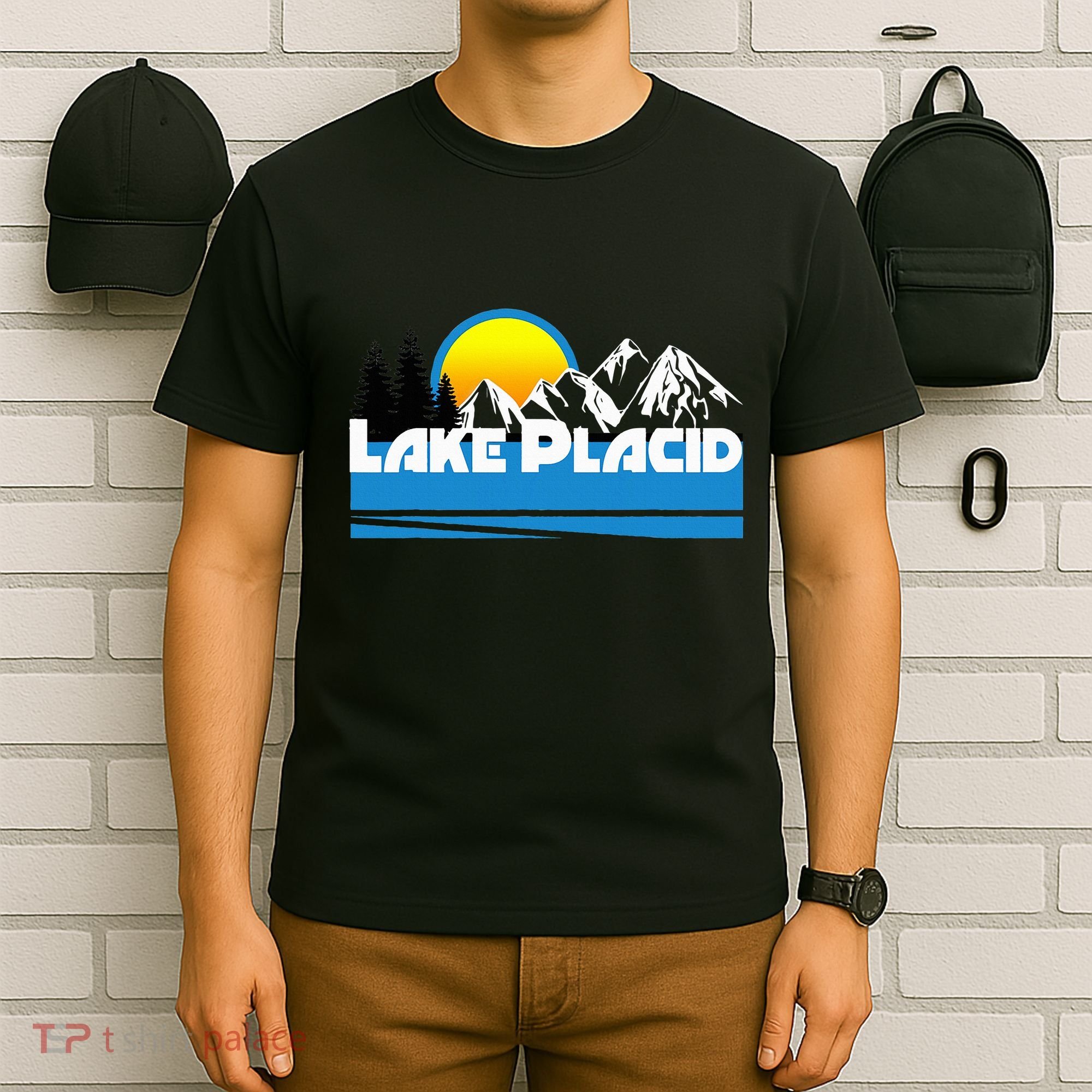 Lake Placid T Retro Style Lake Placid Ny T-Shirt