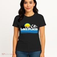 Lake Placid T Retro Style Lake Placid Ny Women's T-Shirt thumb 4