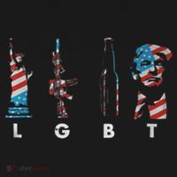 LGBT Pride Trump American Flag 4th Of July Visor thumb 3