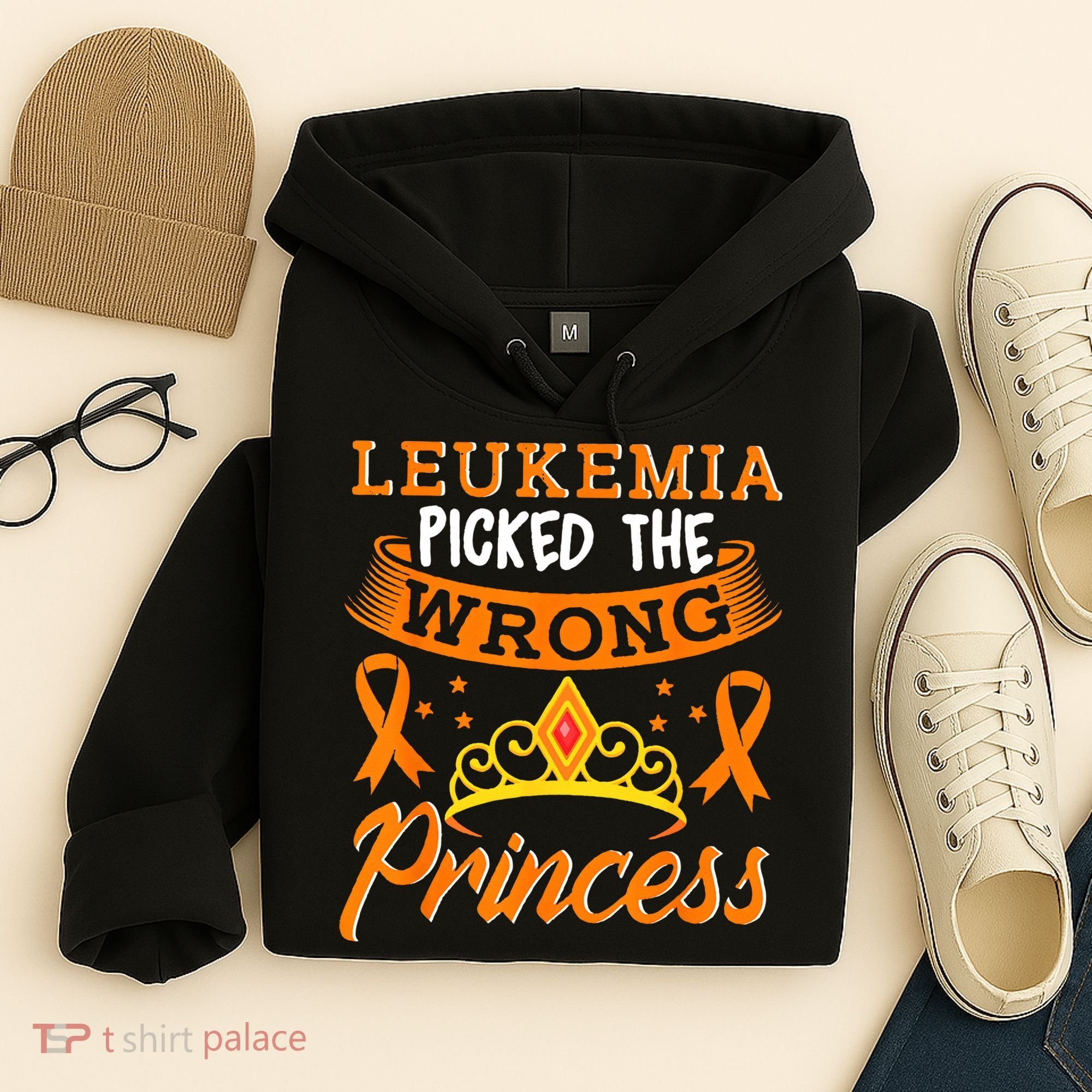 Leukemia Picked The Wrong Princess Cancer Awareness Hoodie