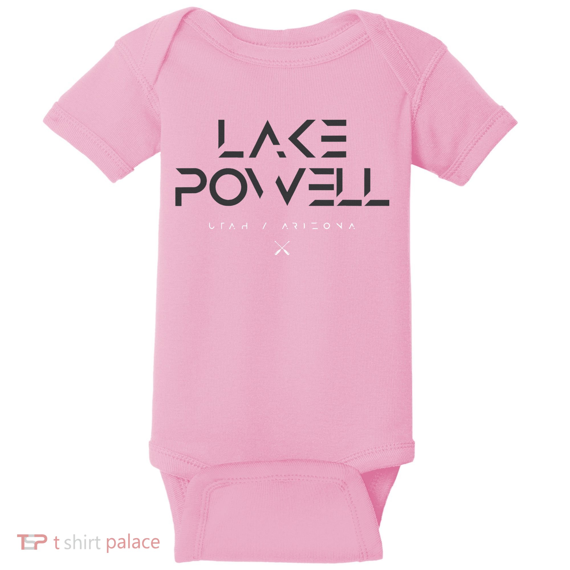 Lake Powell Tonal Type Baby Bodysuit