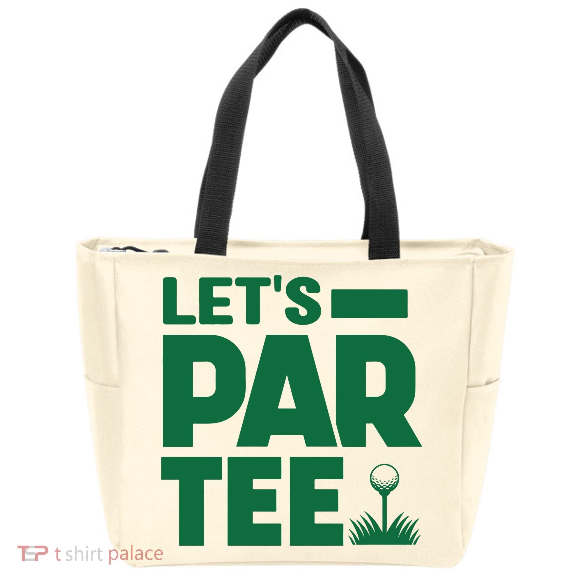 Lets Par Tee Golf Tote Bag