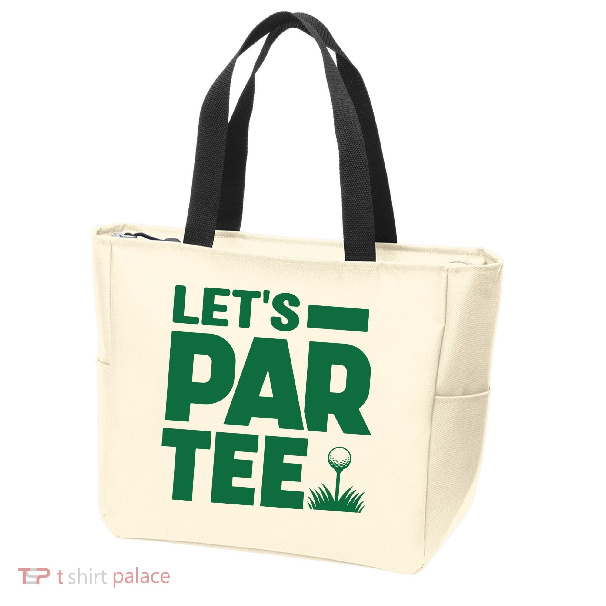 Lets Par Tee Golf Tote Bag