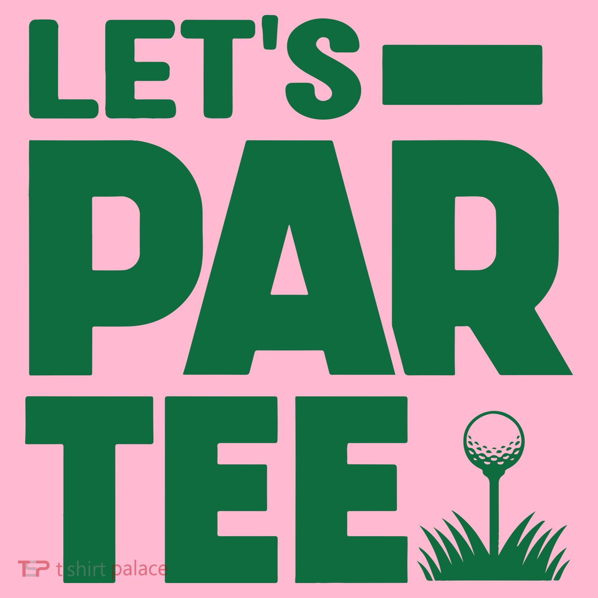 Lets Par Tee Golf Coaster