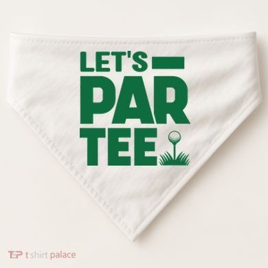 Lets Par Tee Golf USA-Made Doggie Bandana