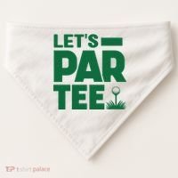 Lets Par Tee Golf USA-Made Doggie Bandana thumb 0