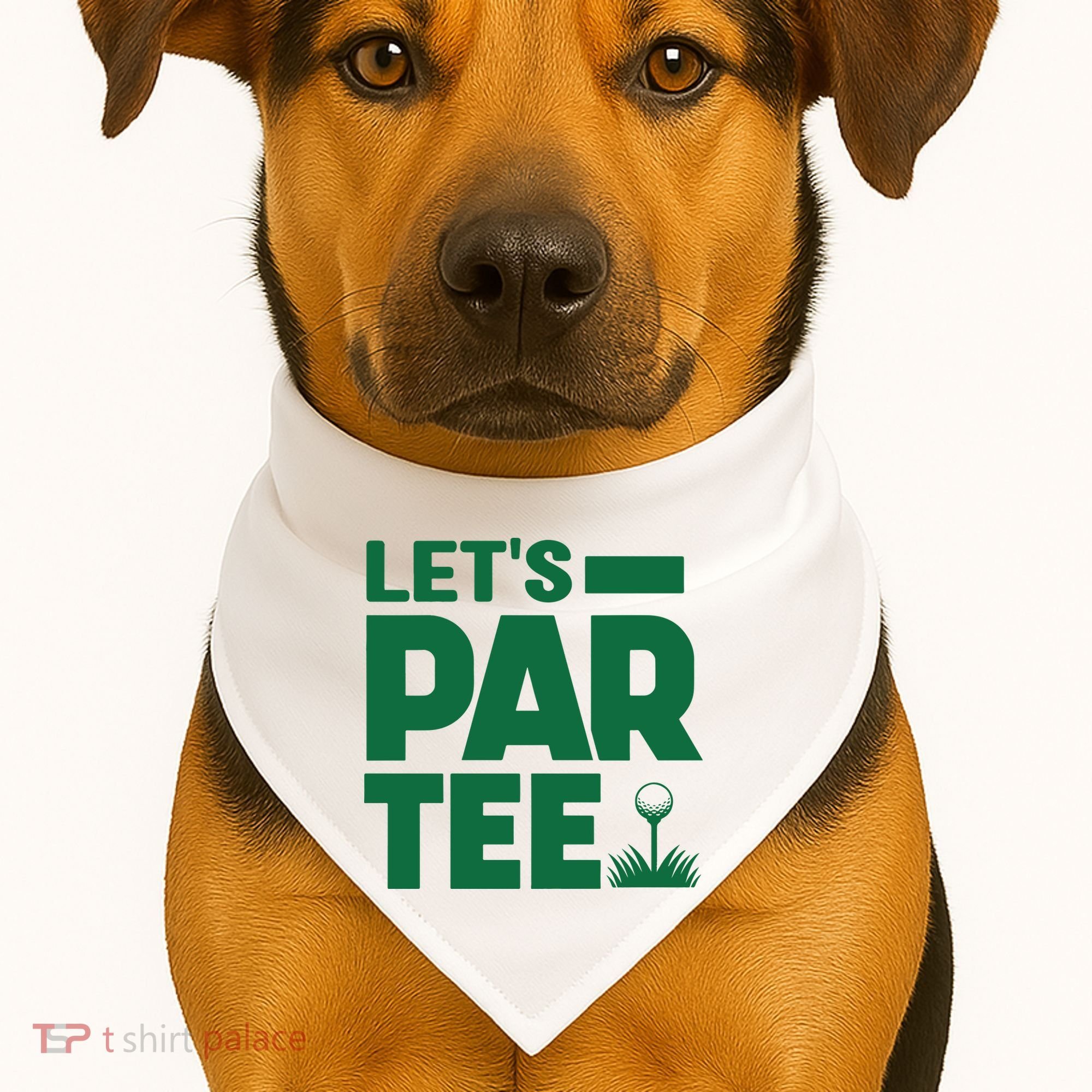 Lets Par Tee Golf USA-Made Doggie Bandana