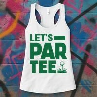 Lets Par Tee Golf Women's Tank Top thumb 3