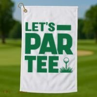 Lets Par Tee Golf Golf Towel thumb 1