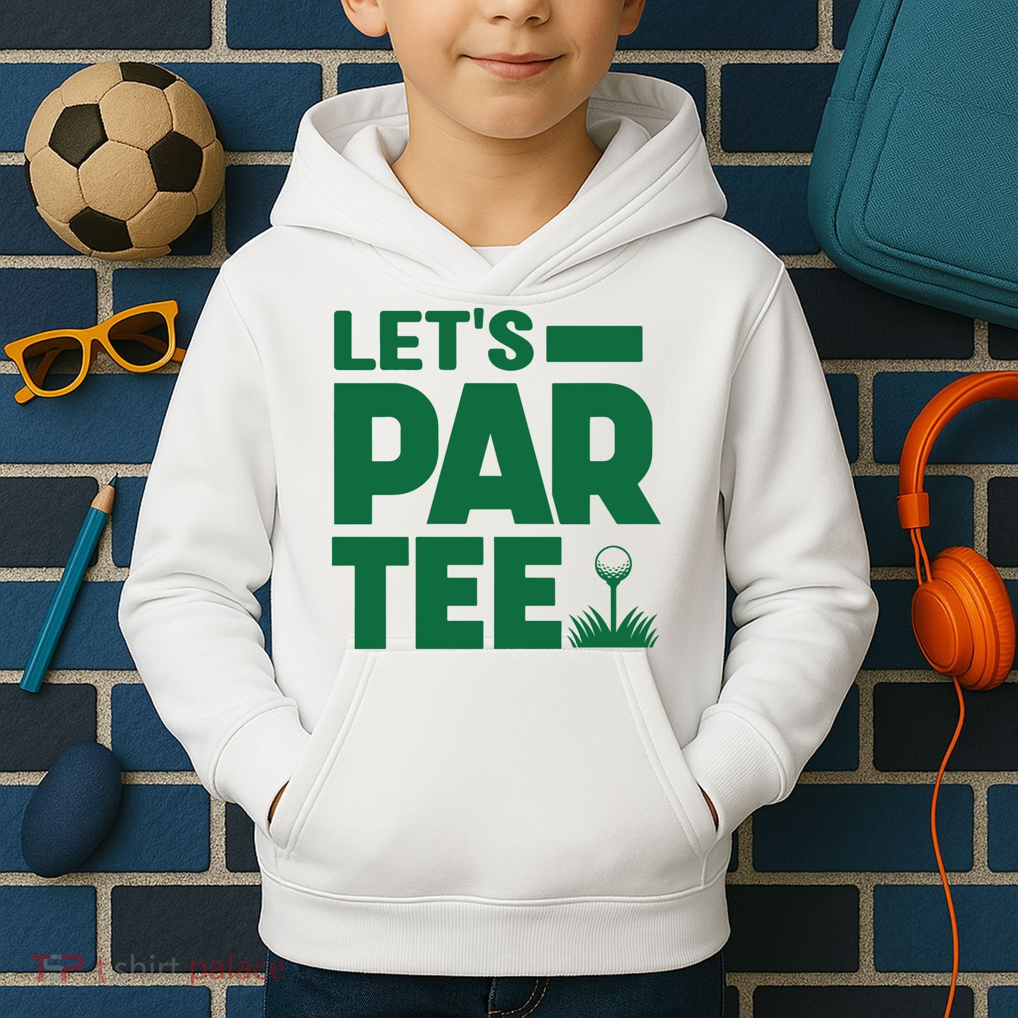 Lets Par Tee Golf Kids Hoodie