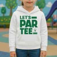 Lets Par Tee Golf Kids Hoodie thumb 3