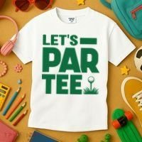 Lets Par Tee Golf Kids T-Shirt thumb 3