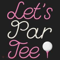 Lets Par Tee Funny Party Golf Beanie thumb 2