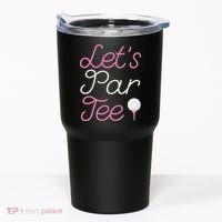 Lets Par Tee Funny Party Golf Tumbler thumb 0