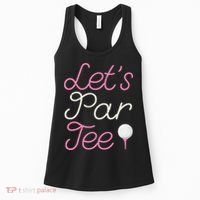 Lets Par Tee Funny Party Golf Women's Tank Top thumb 0