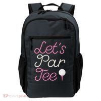 Lets Par Tee Funny Party Golf Backpack thumb 0