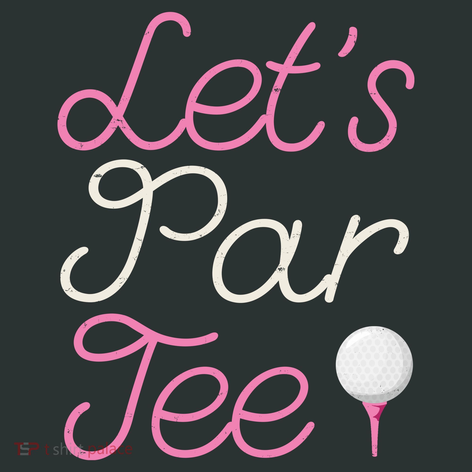 Lets Par Tee Funny Party Golf Mousepad