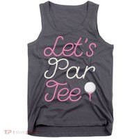 Lets Par Tee Funny Party Golf Tank Top thumb 0