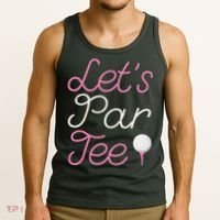 Lets Par Tee Funny Party Golf Tank Top thumb 3