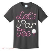Lets Par Tee Funny Party Golf Kids T-Shirt thumb 0