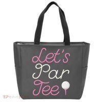 Lets Par Tee Funny Party Golf Tote Bag thumb 0