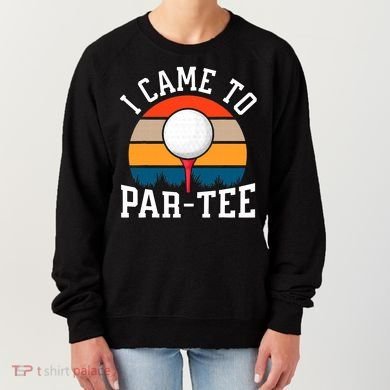 Let's Par Tee Partee Funny Golfing Retro Vintage Golfer Women's Sweatshirt