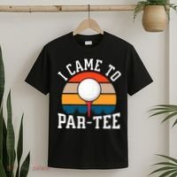 Let's Par Tee Partee Funny Golfing Retro Vintage Golfer T-Shirt thumb 2