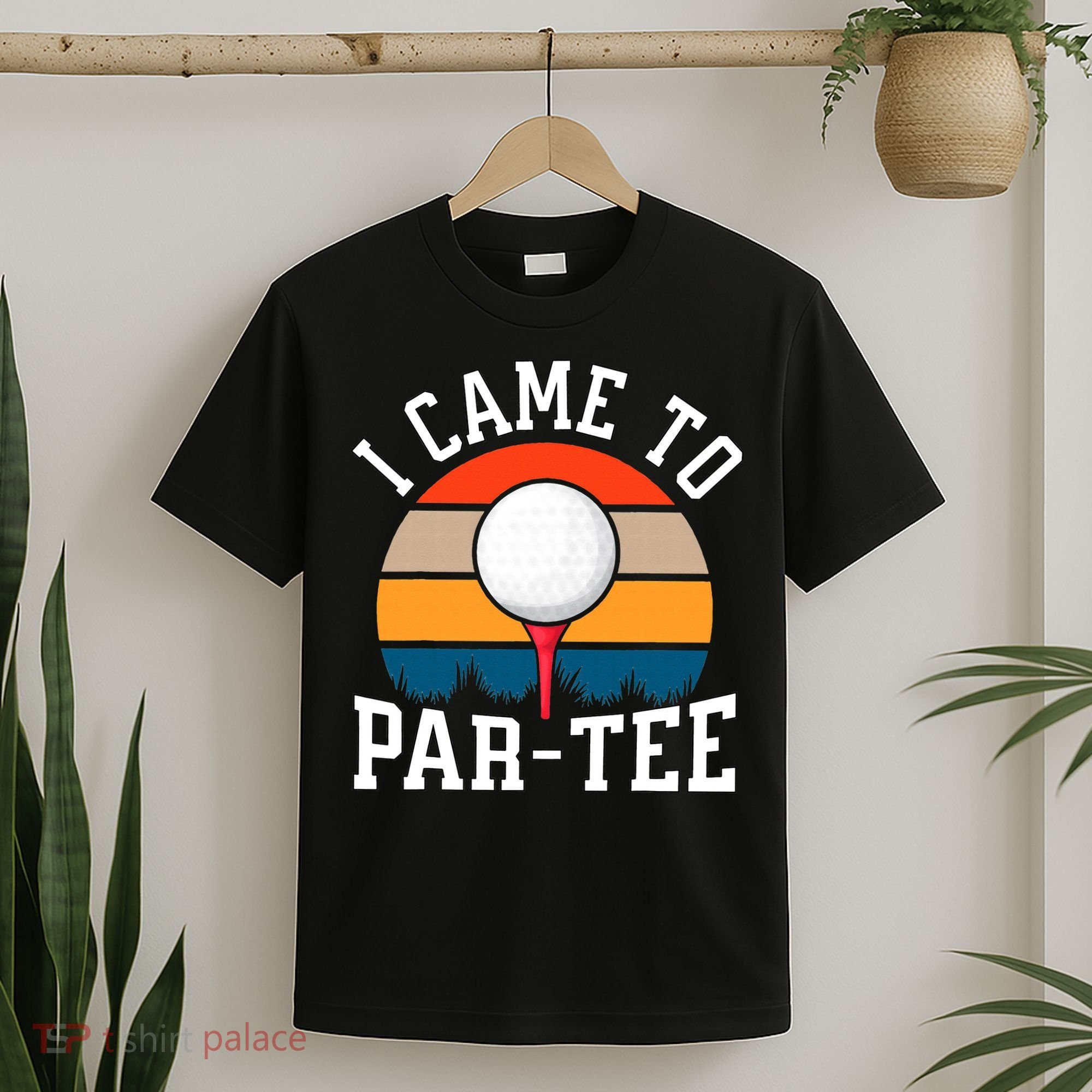 Let's Par Tee Partee Funny Golfing Retro Vintage Golfer T-Shirt