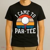 Let's Par Tee Partee Funny Golfing Retro Vintage Golfer T-Shirt thumb 3