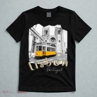 Lisbon Portugal Tram Portuguese Souvenirs Lisboa Lisbon City T-Shirt thumb 5