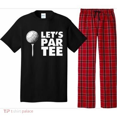 Lets Par Tee Funny Golf Lover Game Day Pajama Set