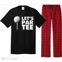 Lets Par Tee Funny Golf Lover Game Day Pajama Set thumb 0
