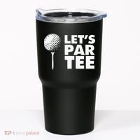 Lets Par Tee Funny Golf Lover Game Day Tumbler thumb 0