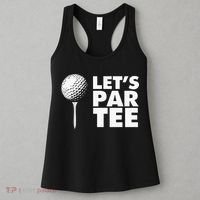 Lets Par Tee Funny Golf Lover Game Day Women's Tank Top thumb 3