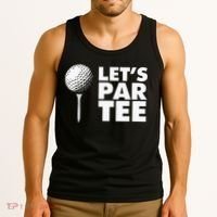 Lets Par Tee Funny Golf Lover Game Day Tank Top thumb 3