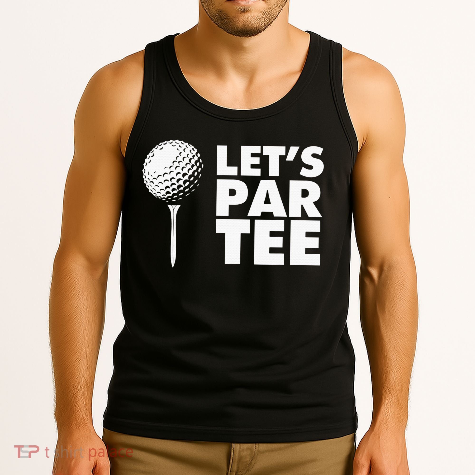 Lets Par Tee Funny Golf Lover Game Day Tank Top
