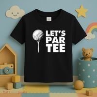 Lets Par Tee Funny Golf Lover Game Day Toddler T-Shirt thumb 3