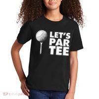 Lets Par Tee Funny Golf Lover Game Day Kids T-Shirt thumb 2