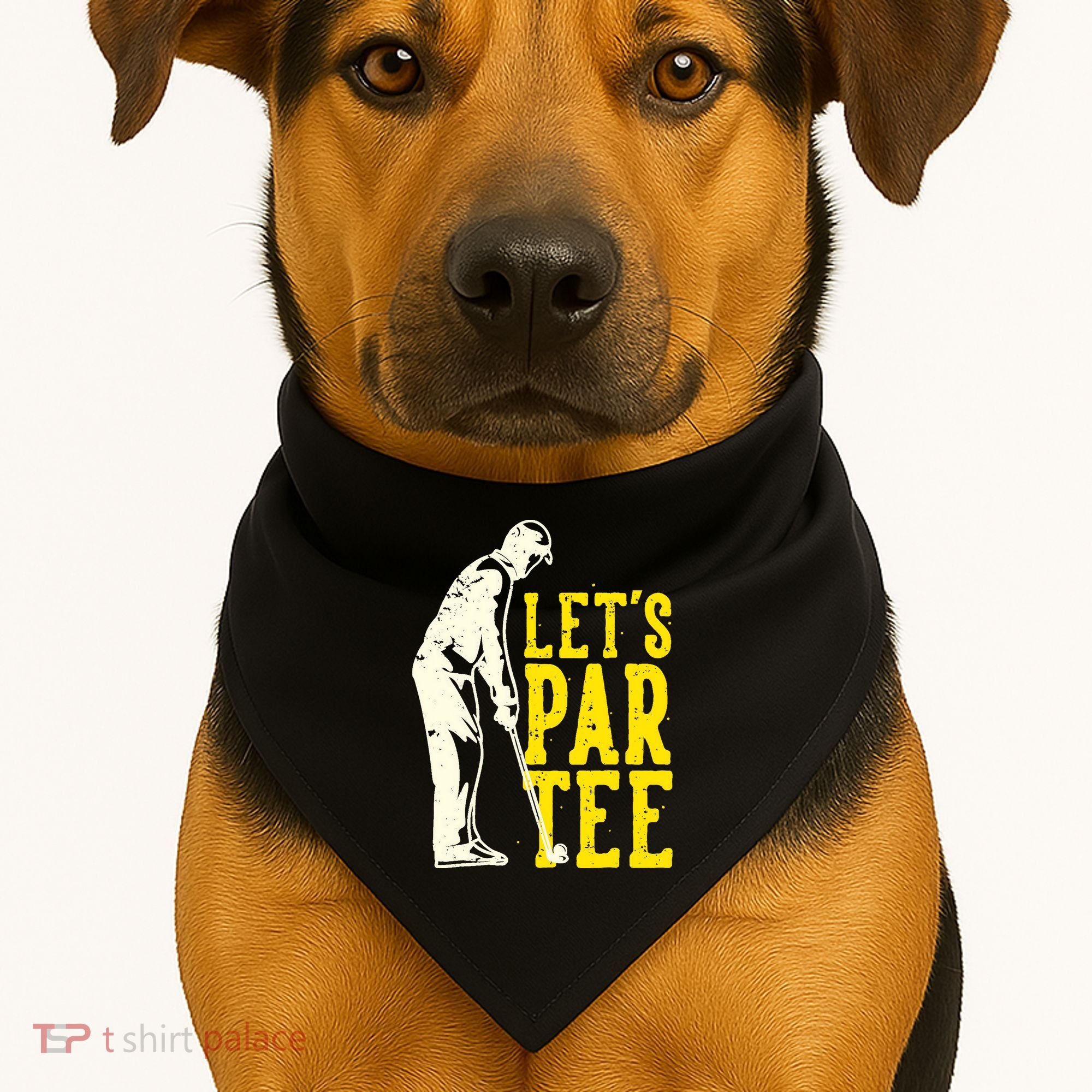 Let's Par Tee Golf USA-Made Doggie Bandana