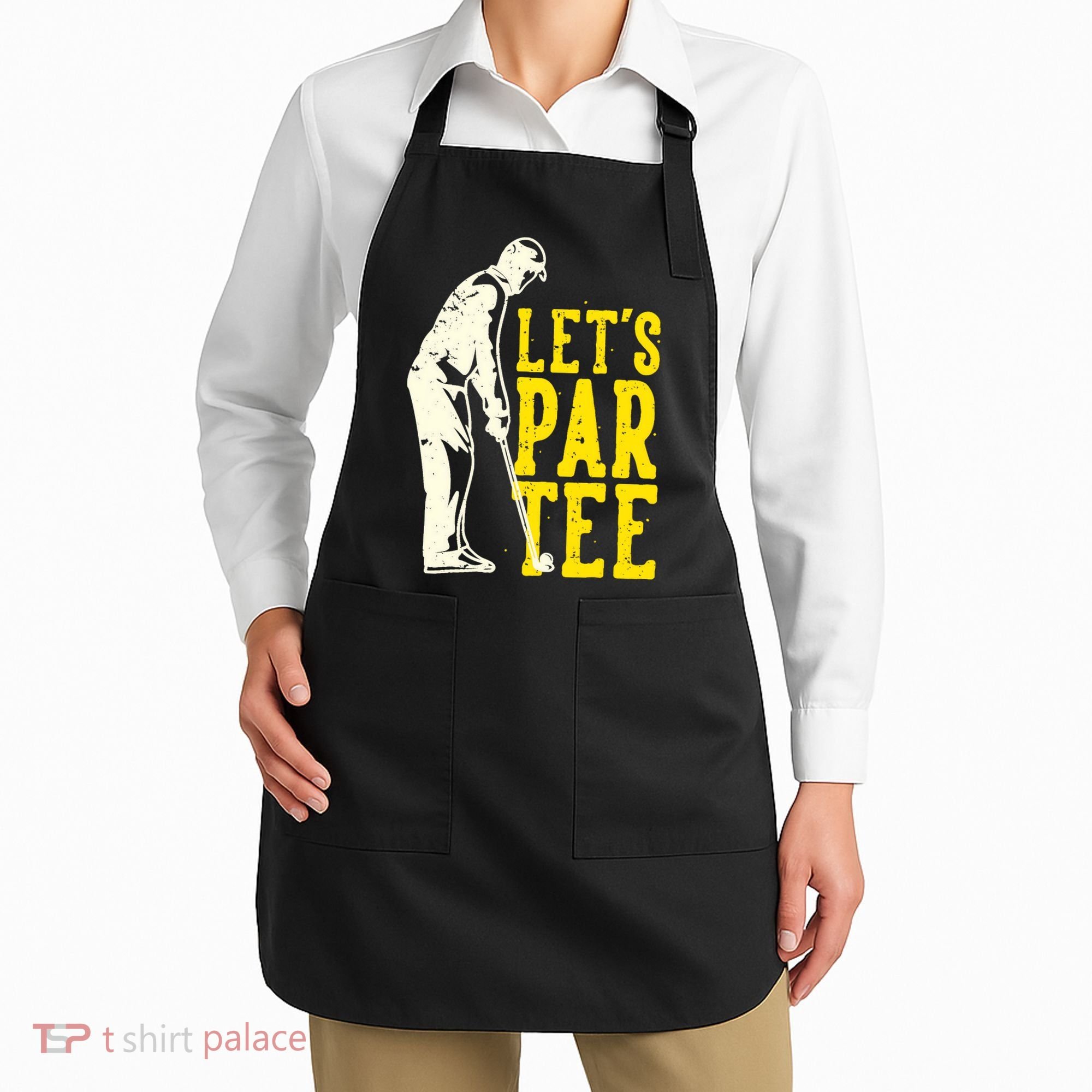 Let's Par Tee Golf Apron