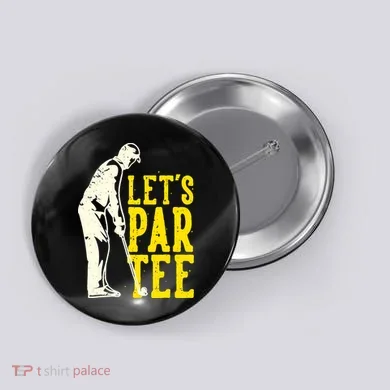 Let's Par Tee Golf Button
