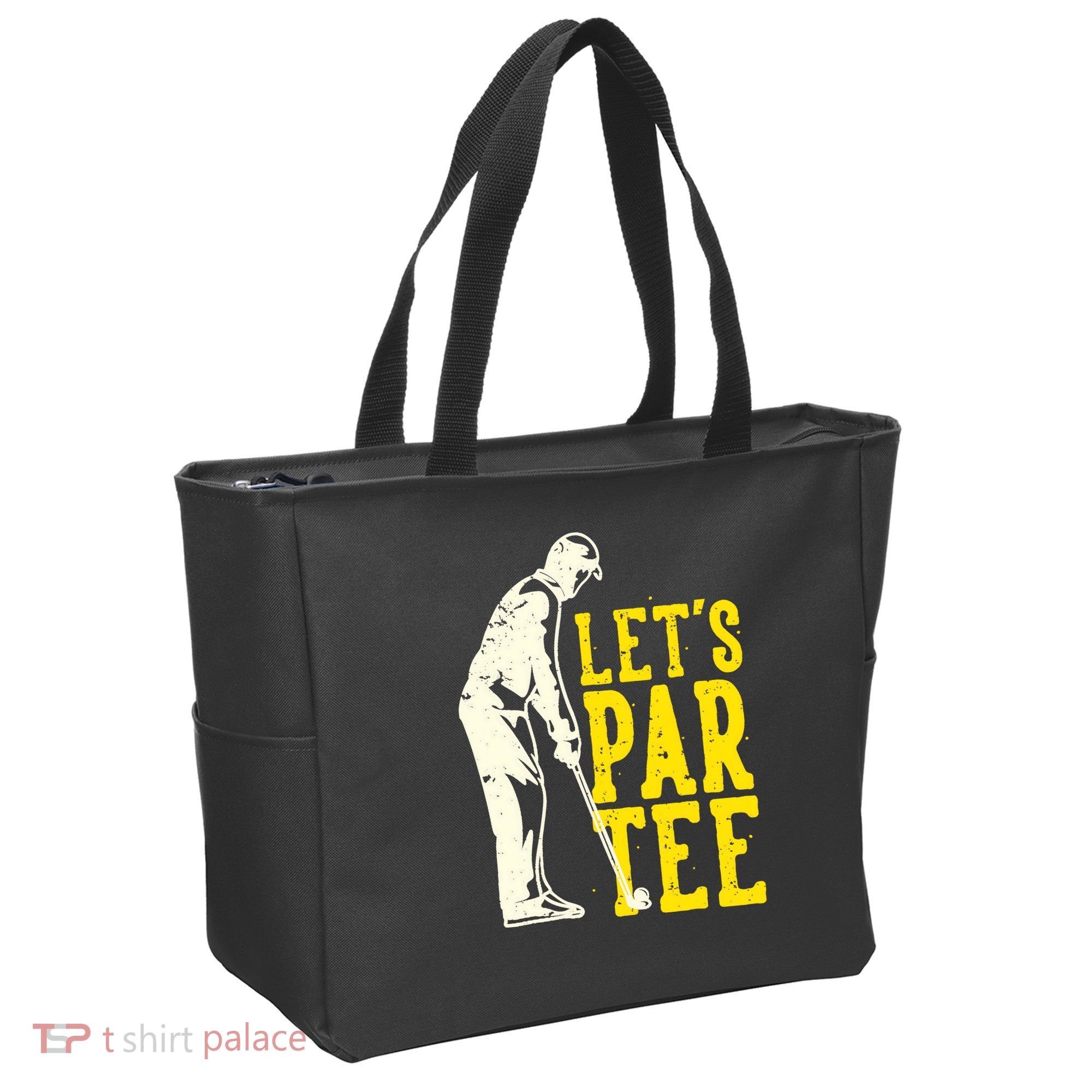 Let's Par Tee Golf Tote Bag