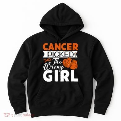 Leukemia Picked The Wrong Girl Hoodie