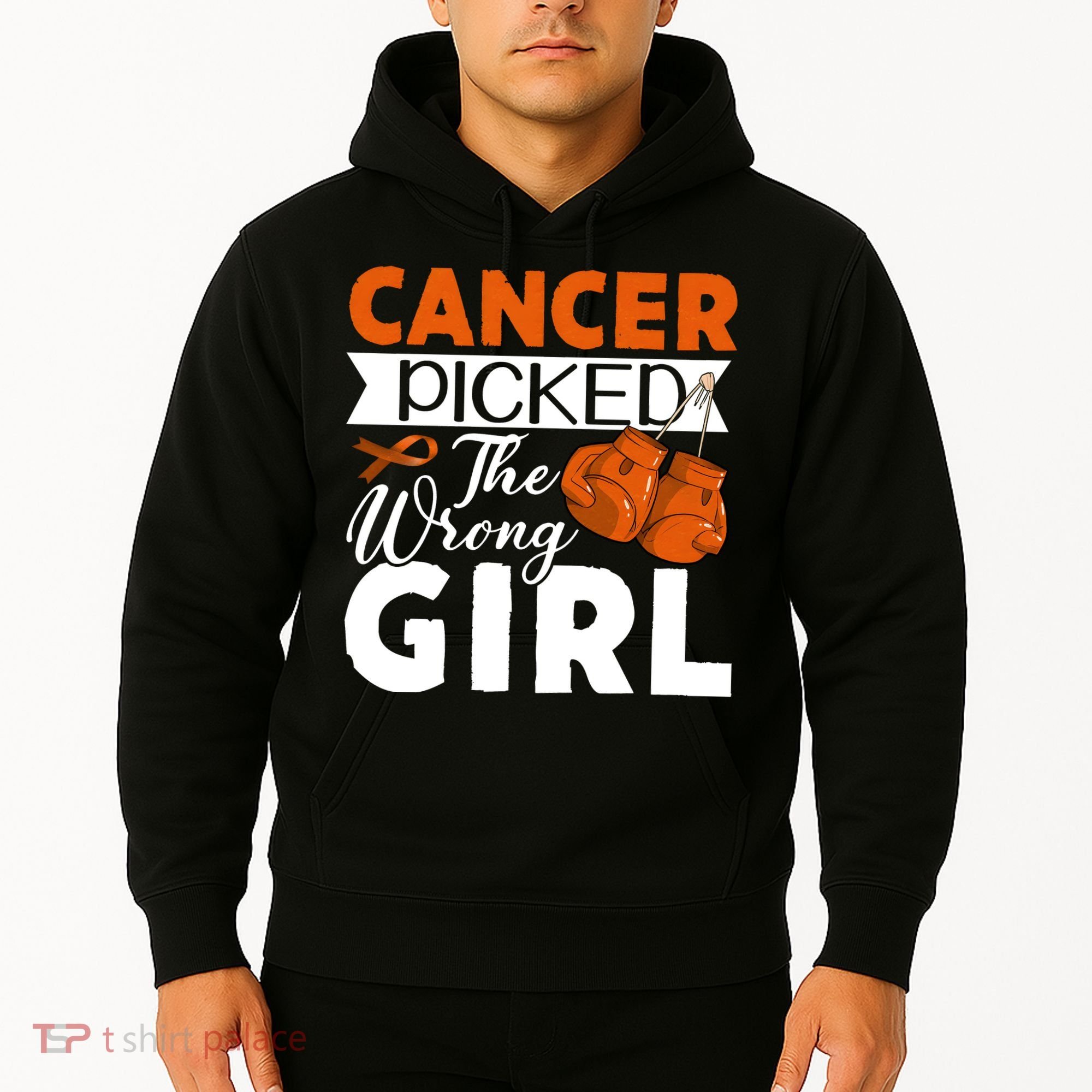 Leukemia Picked The Wrong Girl Hoodie