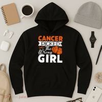 Leukemia Picked The Wrong Girl Hoodie thumb 3