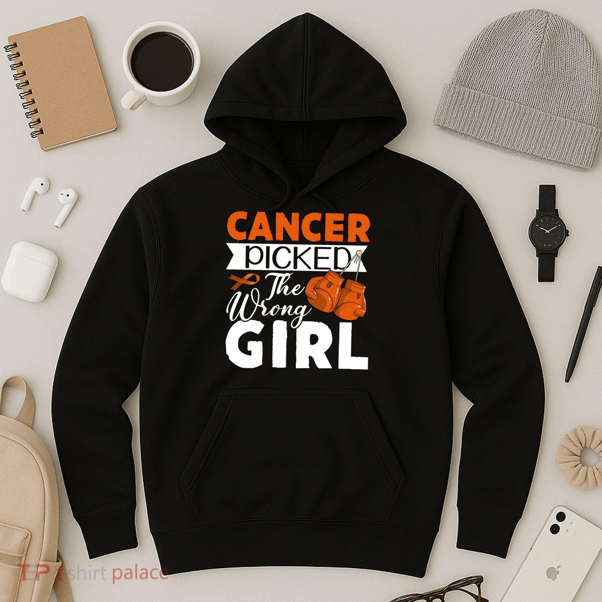 Leukemia Picked The Wrong Girl Hoodie