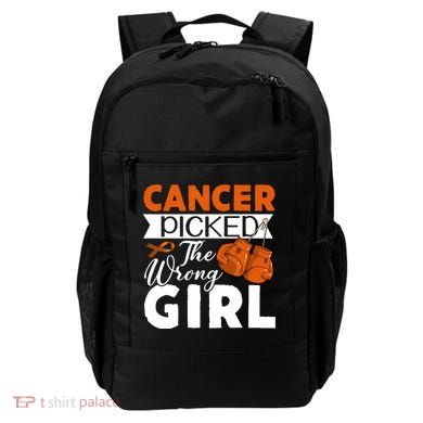 Leukemia Picked The Wrong Girl Backpack