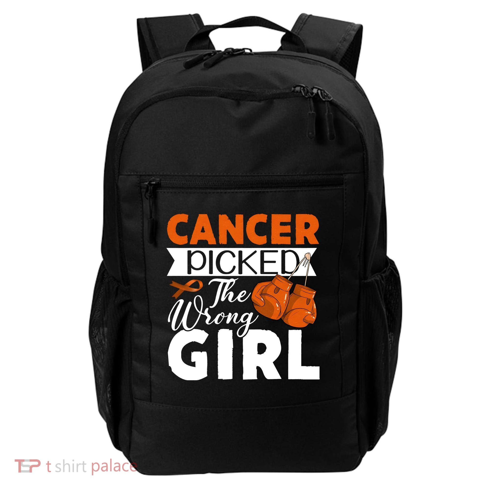 Leukemia Picked The Wrong Girl Backpack