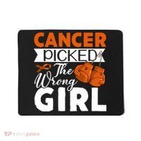Leukemia Picked The Wrong Girl Mousepad thumb 0
