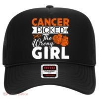 Leukemia Picked The Wrong Girl Hat thumb 0